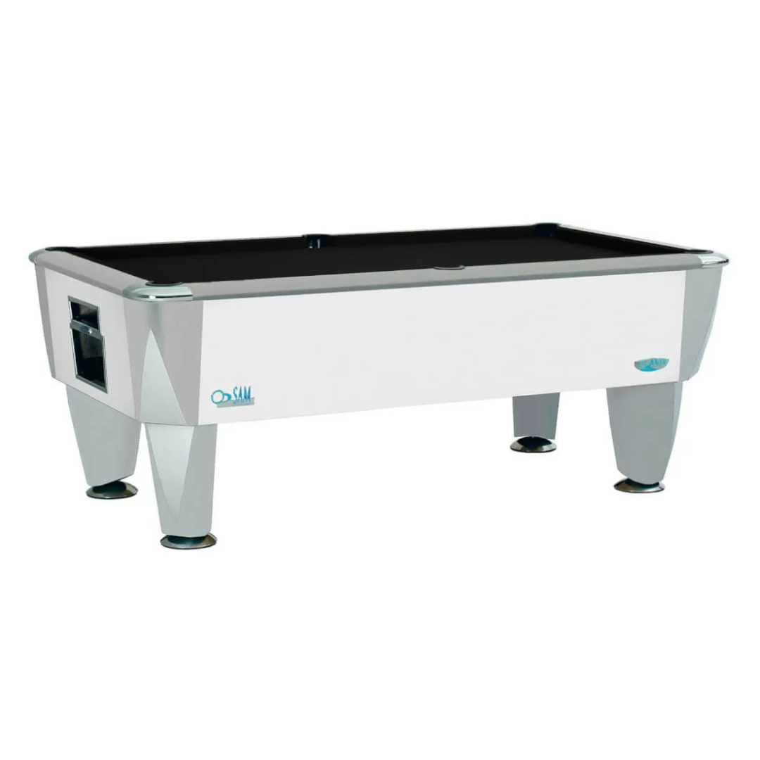 SAM Atlantic Champion Pool Table - Matt White