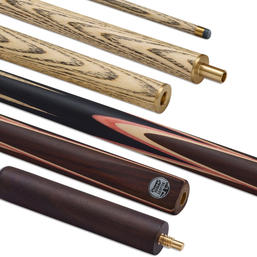 PowerGlide Hampton Centre Joint Snooker Pool Cue - 57" - 9.5mm Tip