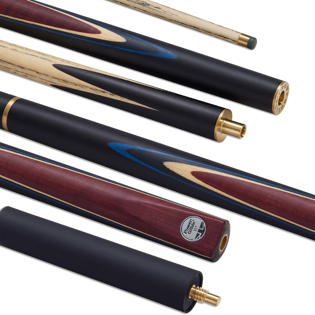 PowerGlide VI Tournament Snooker 3/4 Joint Snooker Pool Cue - 57" - 9.5mm