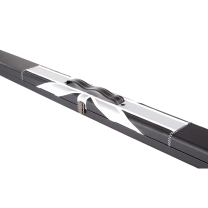 Britannia Leatherette Black and Grey Union Jack Cue Case - 3/4 Cues