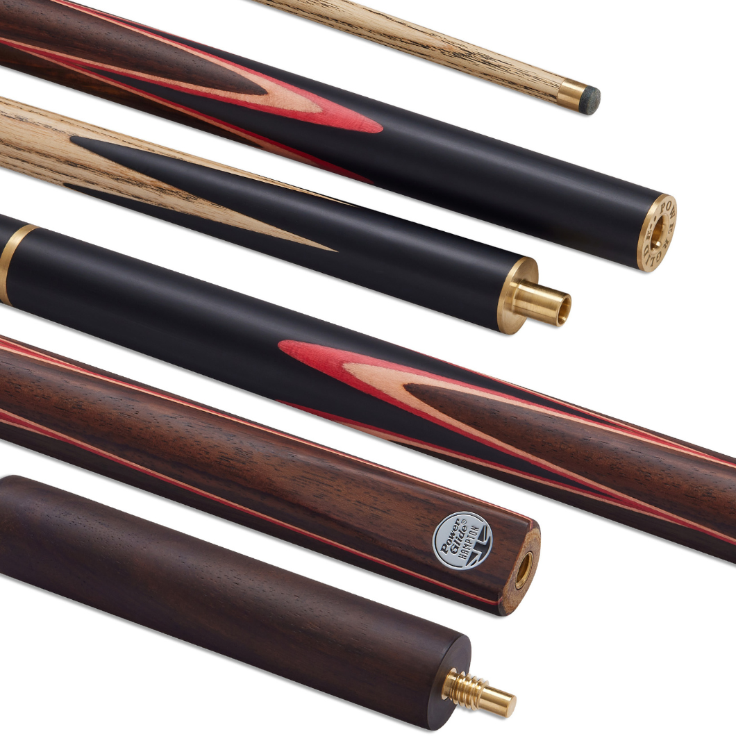 PowerGlide Hampton Snooker 3/4 Joint Snooker Pool Cue - 57" - 9.5mm