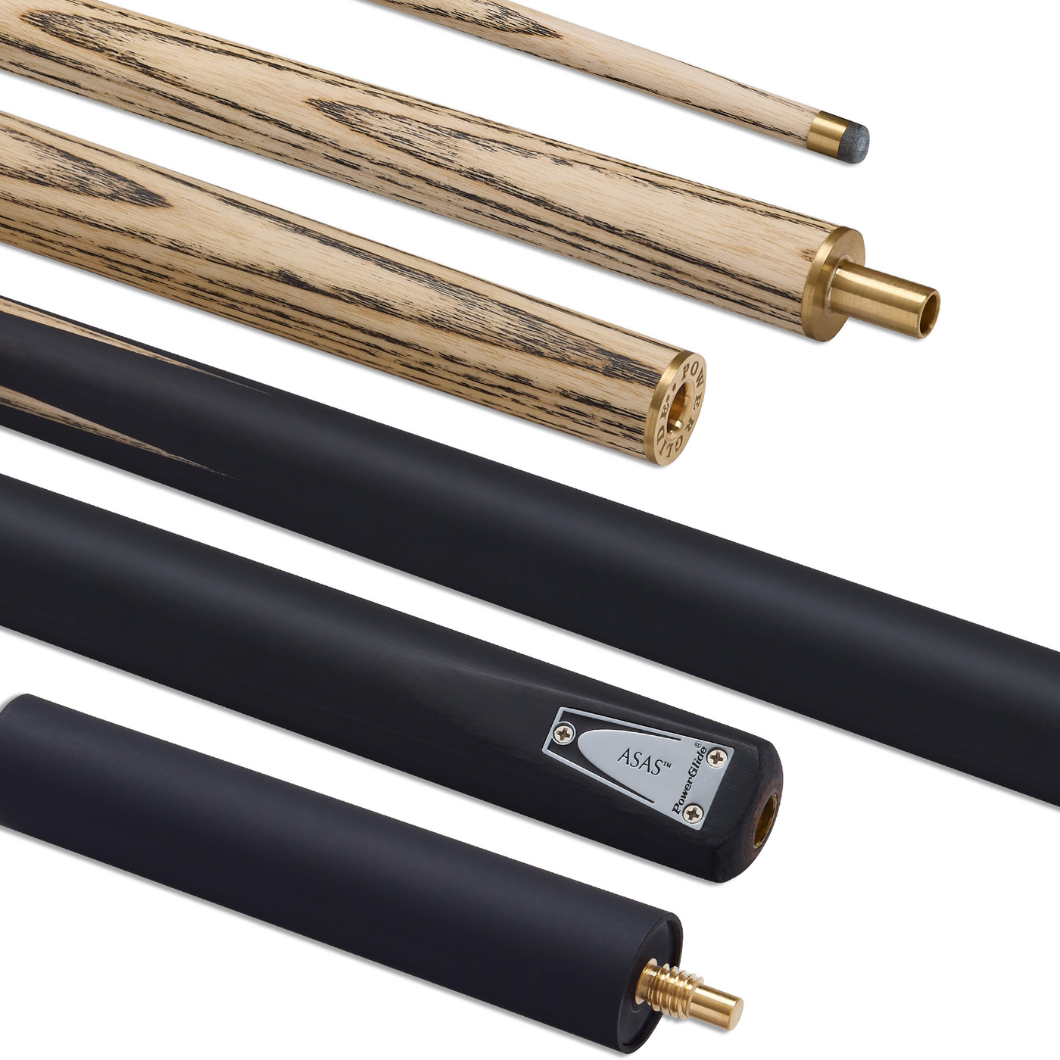 PowerGlide ASAS Centre Joint Snooker Pool Cue - 57" - 9.5mm Tip