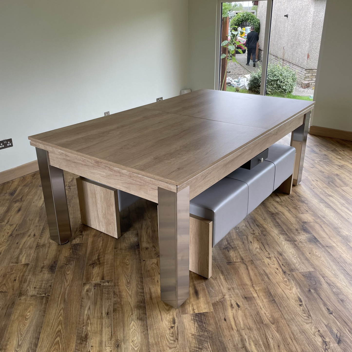 FMF Elixir Pool Dining Table - Nebraska Oak - 7ft