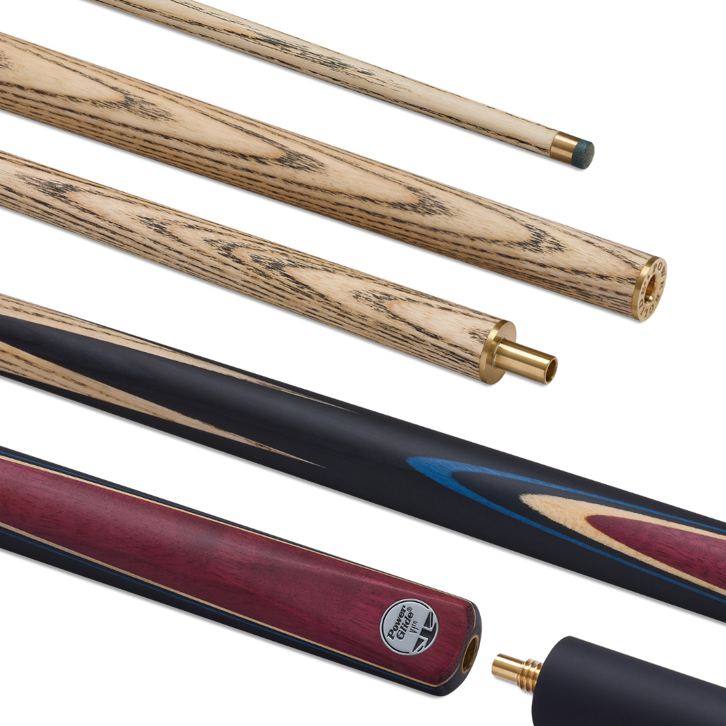 PowerGlide VI Tournament Centre Joint Snooker Pool Cue - 57" - 9.5mm Tip
