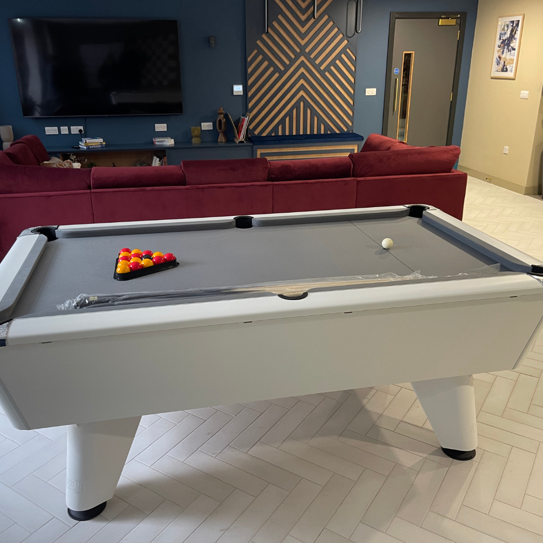 Supreme Winner Pool Table - White Pearl - 6ft