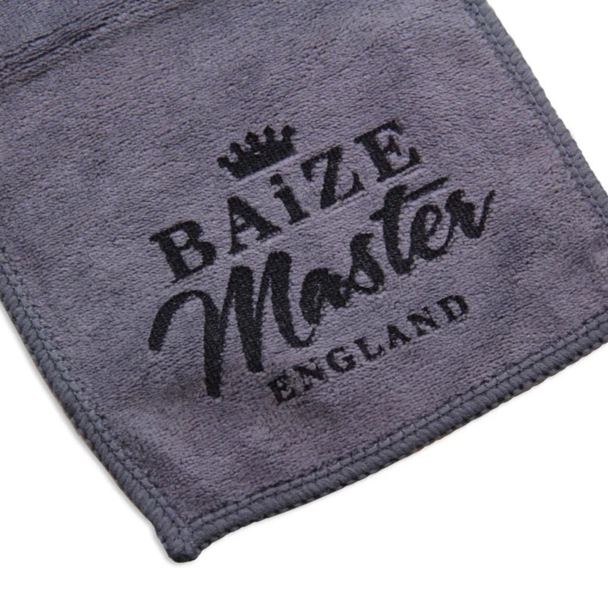 Baize Master Grey Microfibre Snooker & Pool Cue Towel