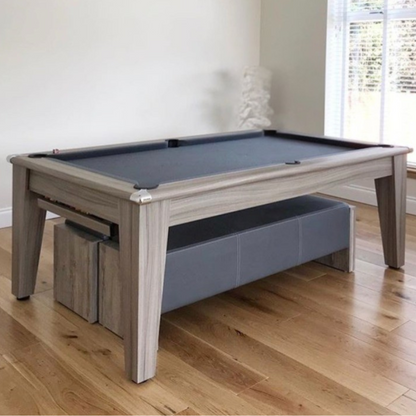 The Richmond Pool Dining Table - Driftwood