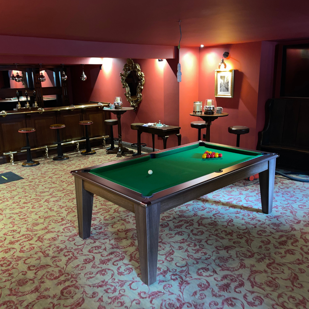 The Richmond Pool Dining Table - Dark Walnut