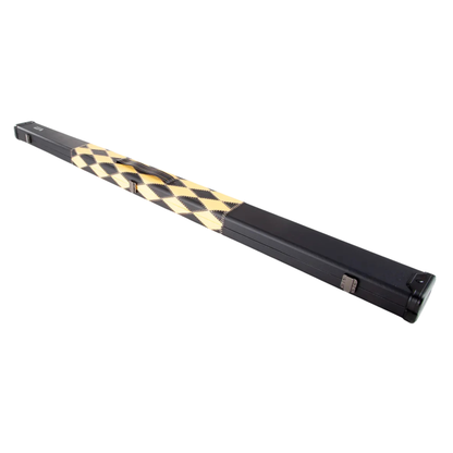 Britannia 3/4 Black & Yellow Diamond Cue Case