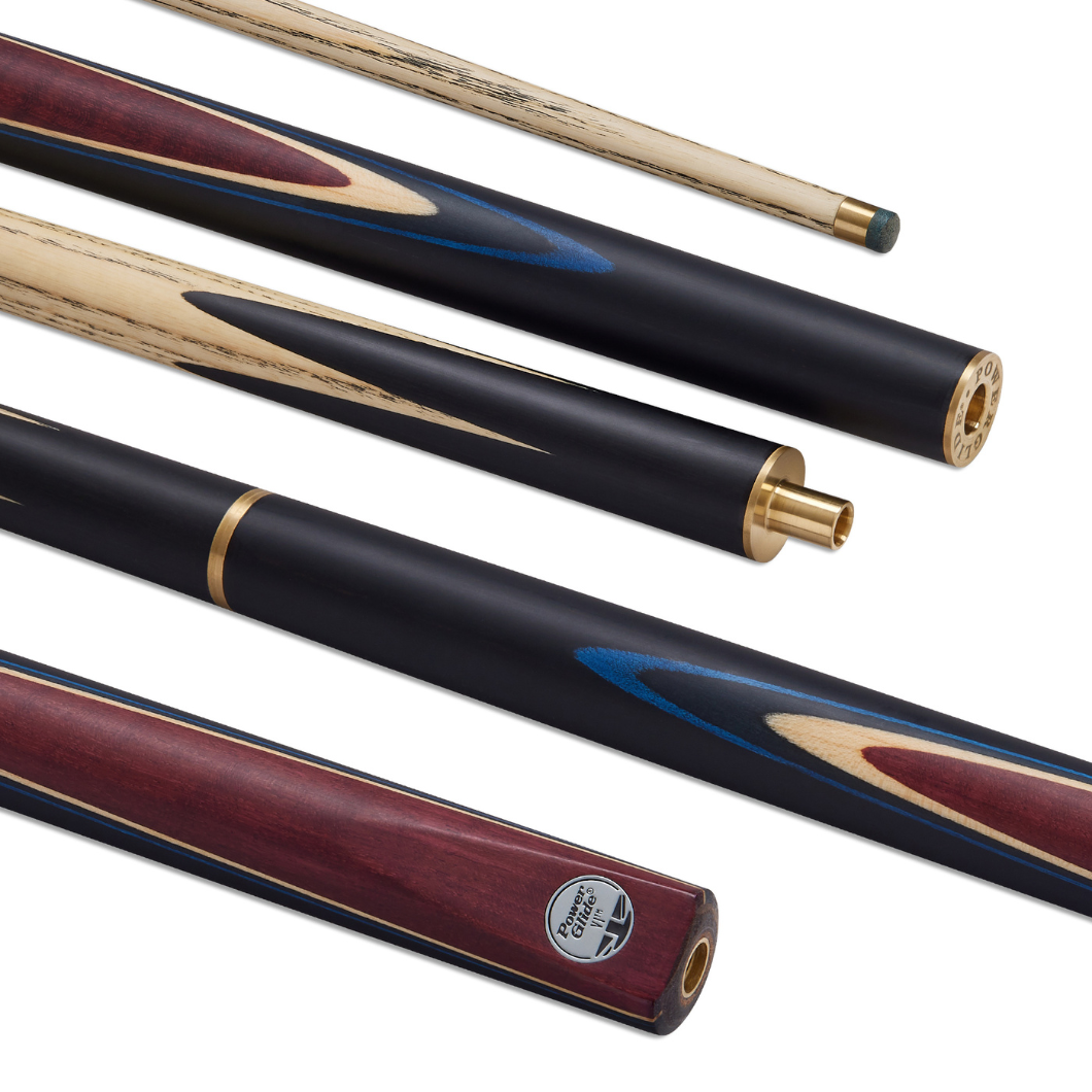 PowerGlide VI Tournament Snooker 3/4 Joint Snooker Pool Cue - 57" - 9.5mm
