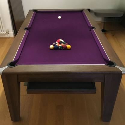 The Richmond Pool Dining Table - Matt Black