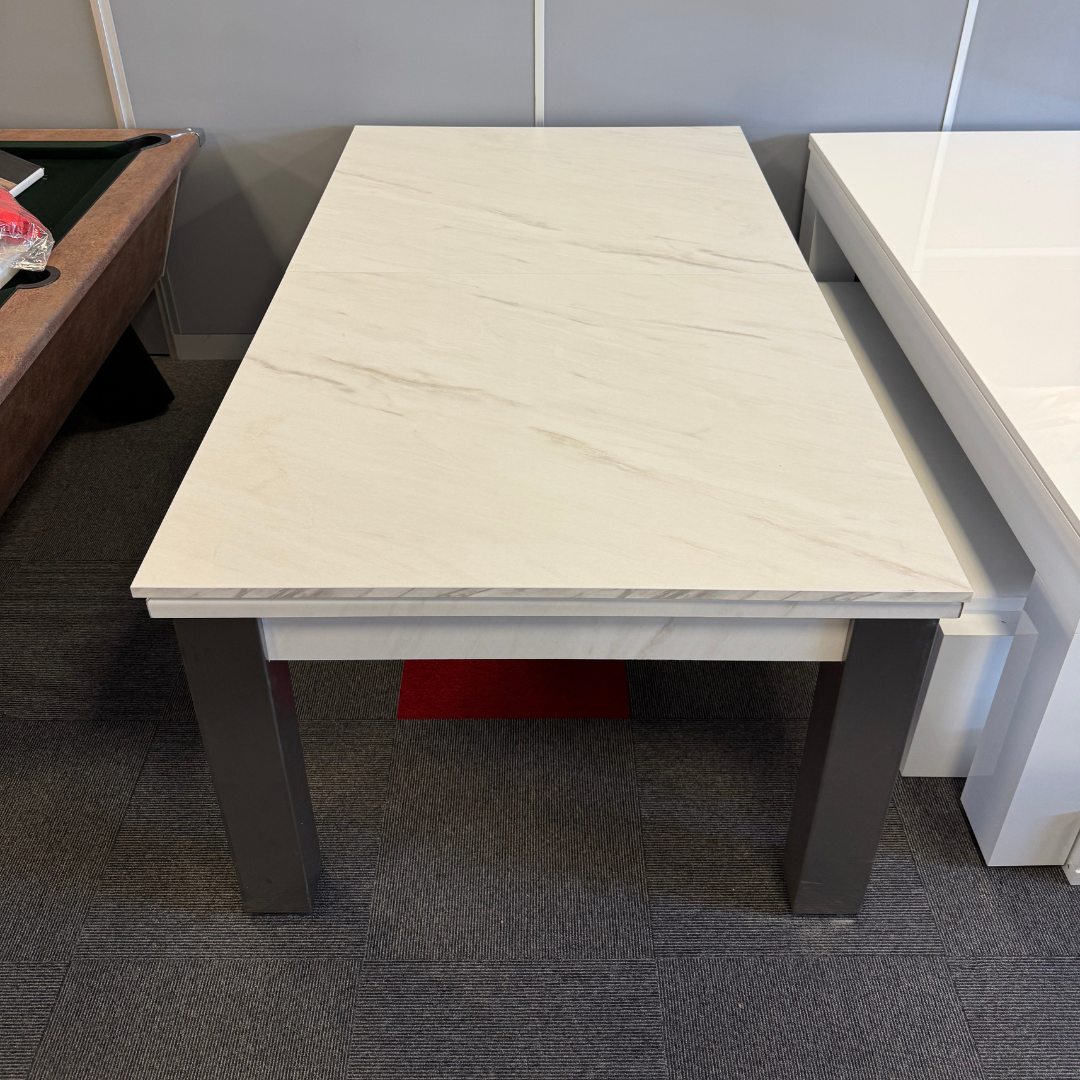 FMF Elixir Pool Dining Table - Limited Edition - White Levanto Marble - 6ft