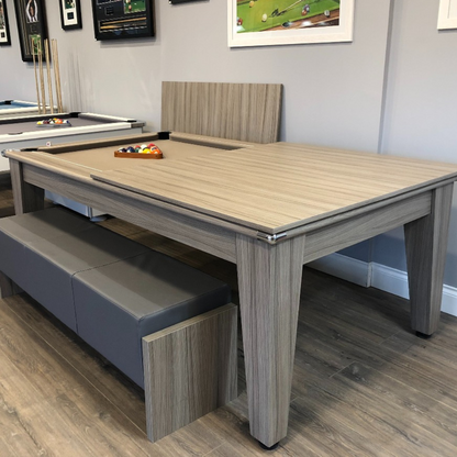 The Richmond Pool Dining Table - Driftwood