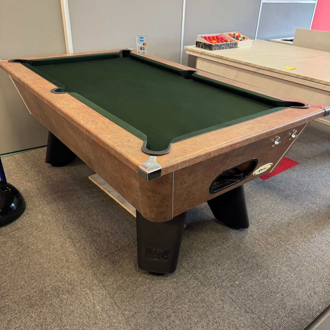 Cry Wolf Pool Table Bronze Edition