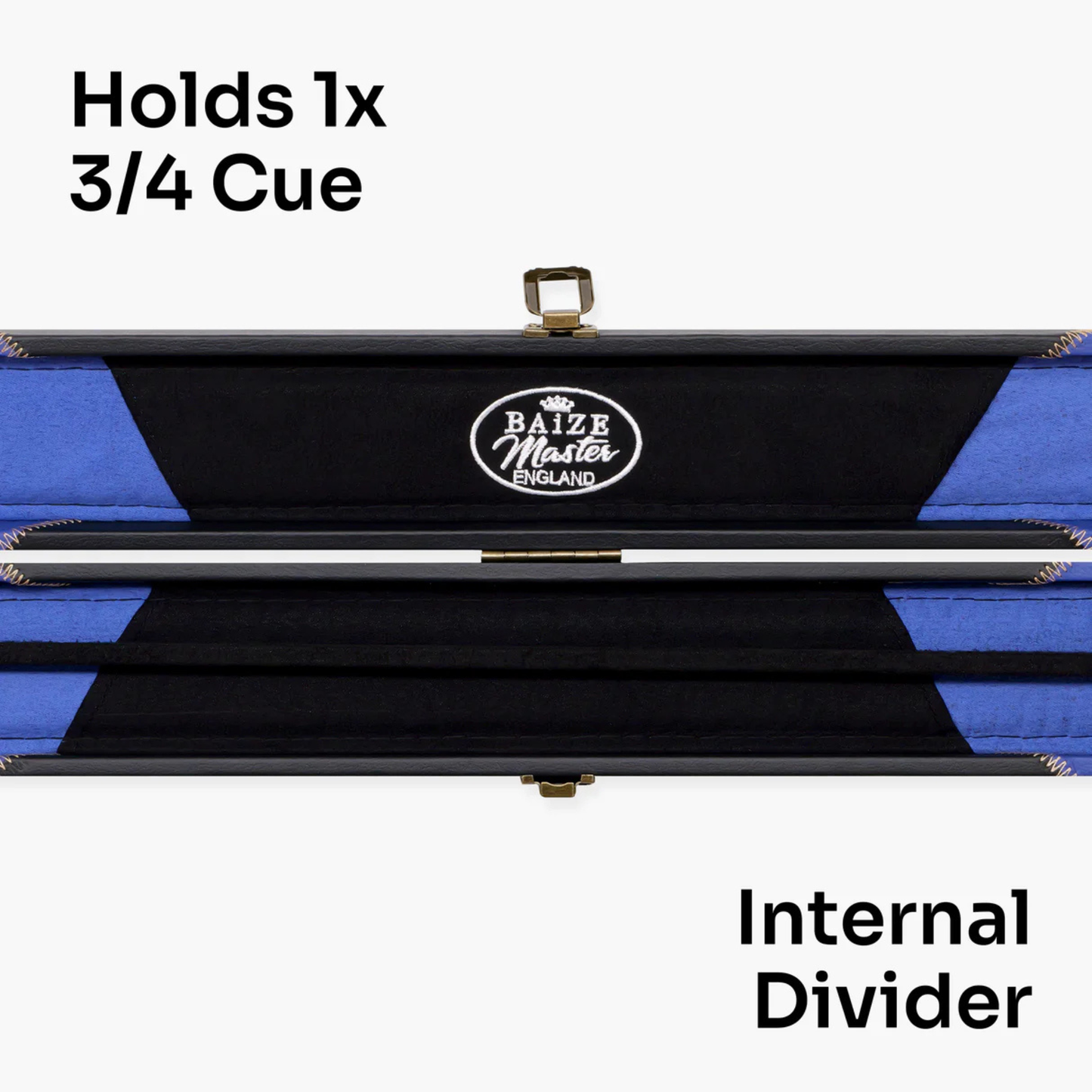 Baize Master Arrow 3/4 Deluxe Snooker Pool Cue Case - 9 Colours