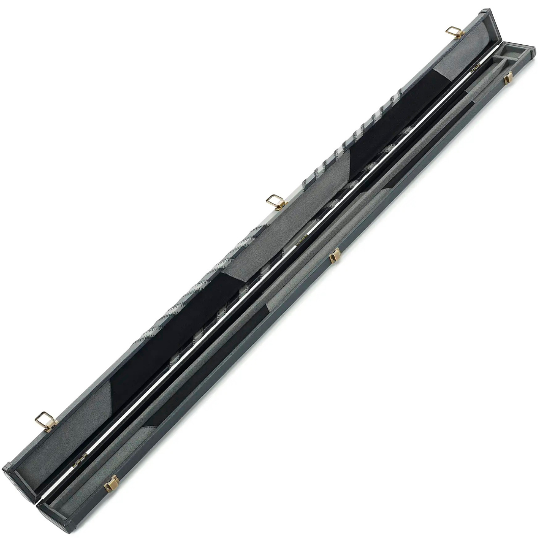 Peradon Clubman 3/4 Cue Case – Black with Grey Arrow