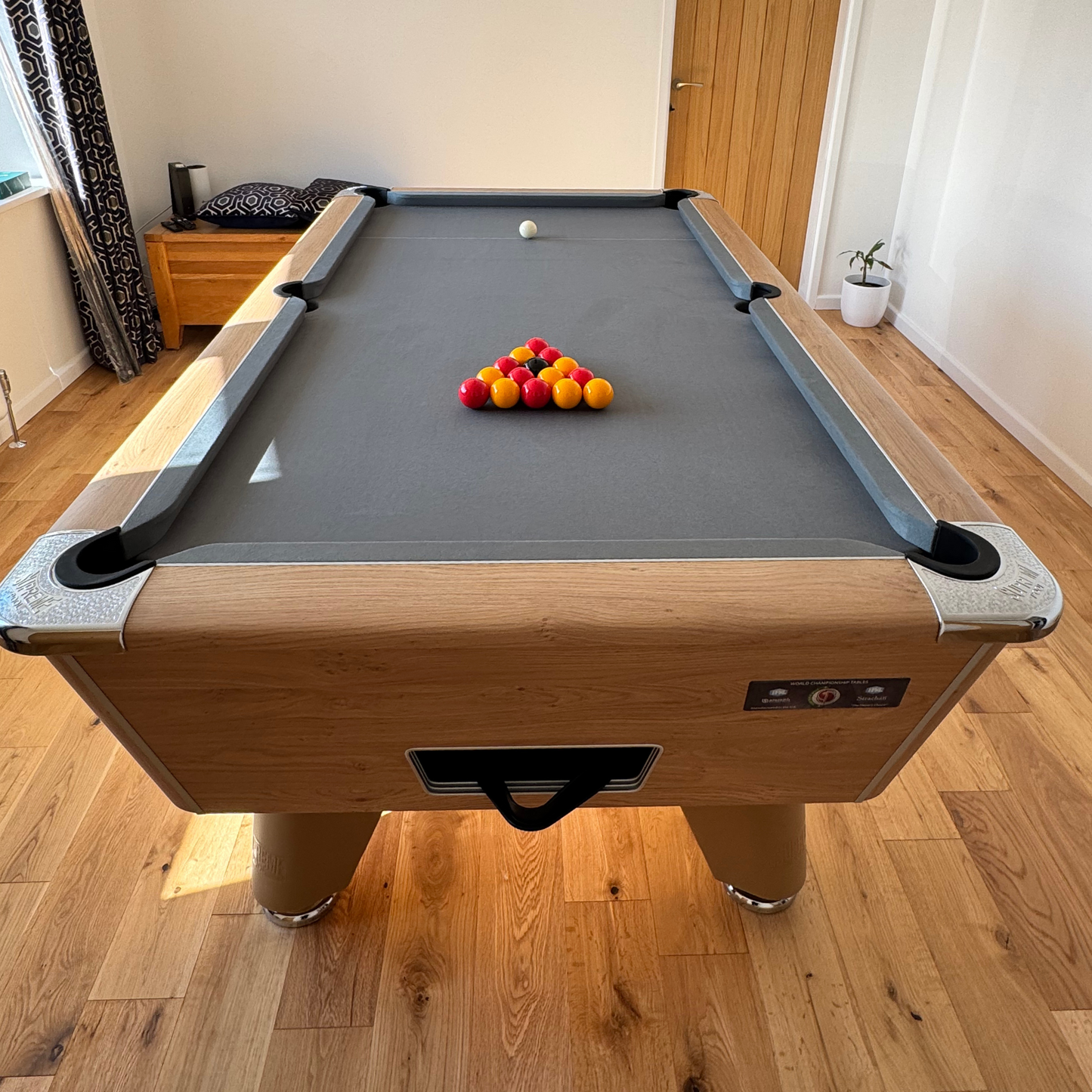 Supreme Winner Pool Table - Oak - 7ft
