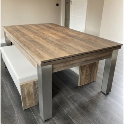 FMF Elixir Pool Dining Table - Distressed Oak