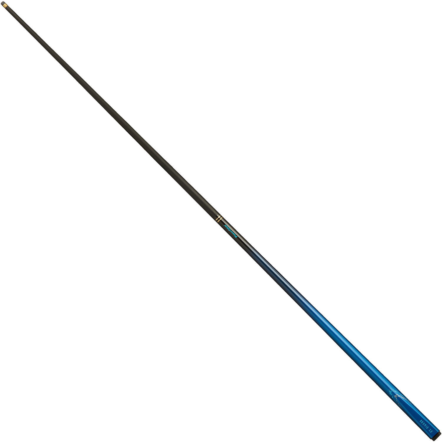 PowerGlide ARAMID 3.0 - 57 Inch - 2 Piece Carbon Fibre Snooker Cue - Blue