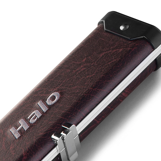 Peradon 3/4 Halo Cue Case - Black and Red Vein