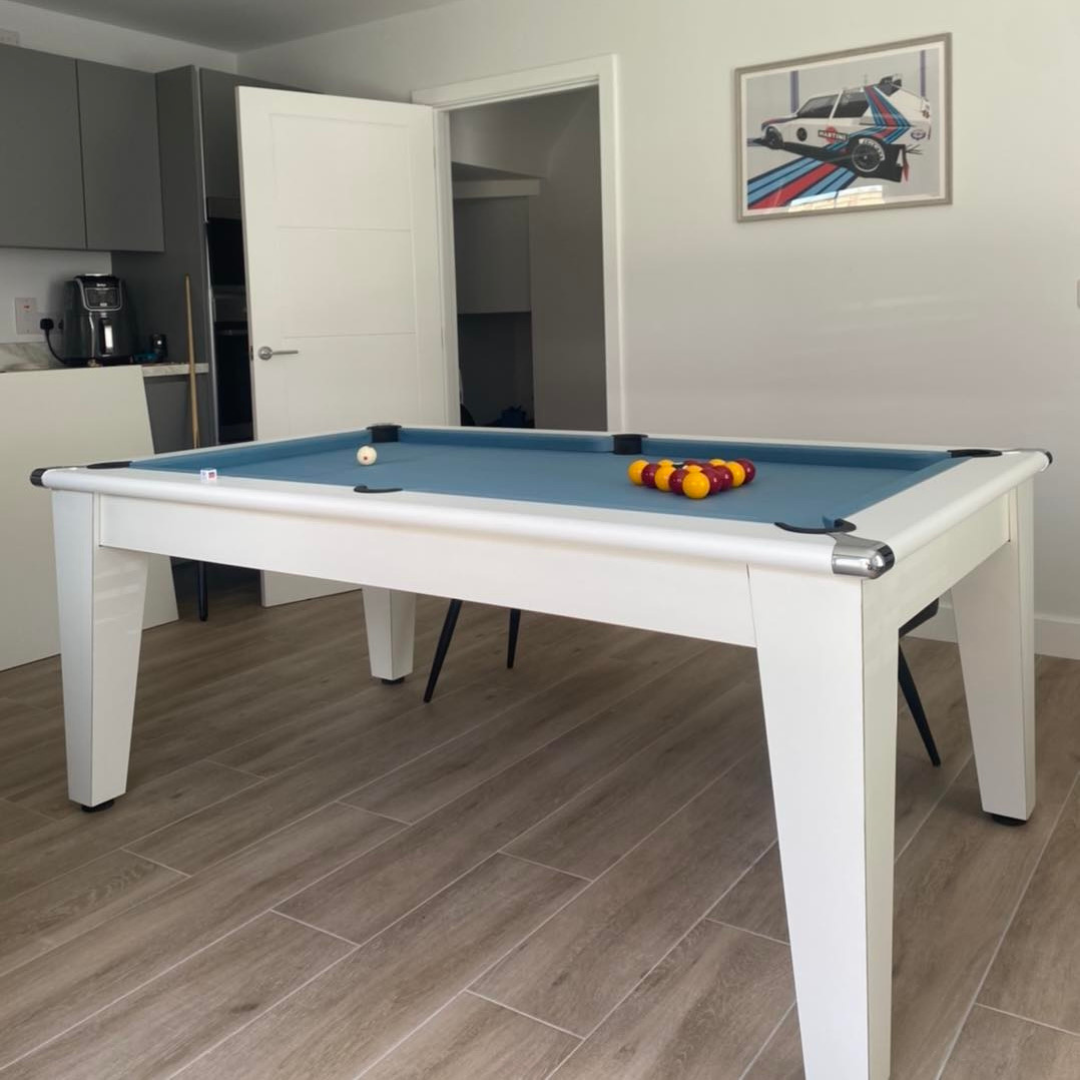 The Richmond Pool Dining Table - Gloss White