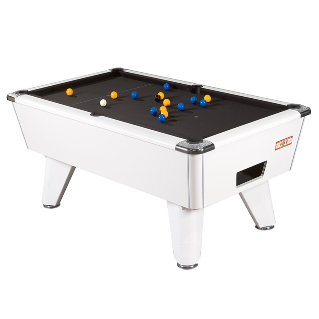 Supreme Winner Pool Table - White Pearl - 6ft
