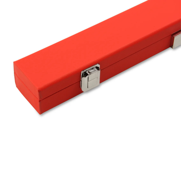 Red 48 Inch Hard Junior Kids Snooker Pool Cue Case with Batten Interior