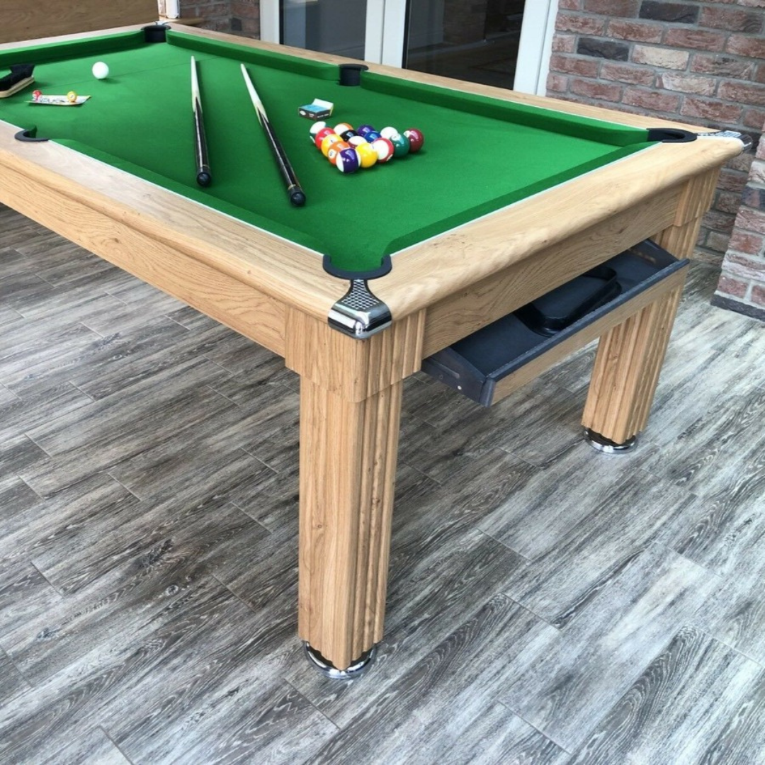 The Harrogate Pool Dining Table - Oak