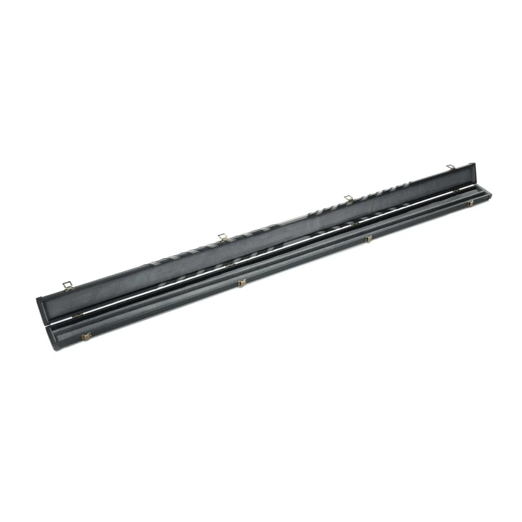 Peradon Clubman One Piece Cue Case – Black with Grey Arrow