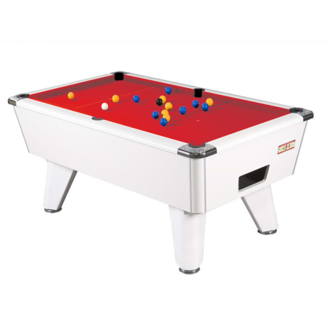 Supreme Winner Pool Table - White Pearl - 6ft