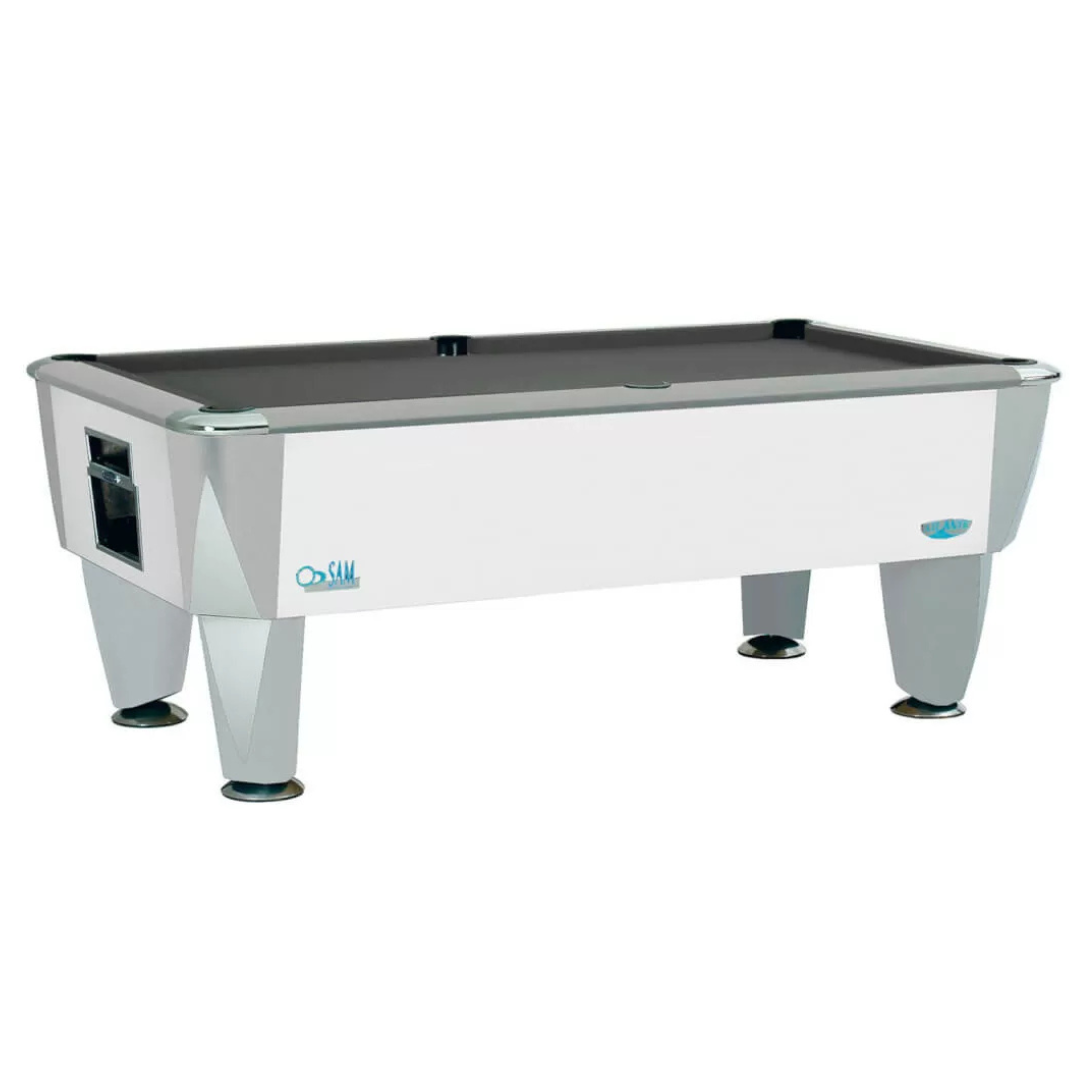 SAM Atlantic Champion Pool Table - Matt White