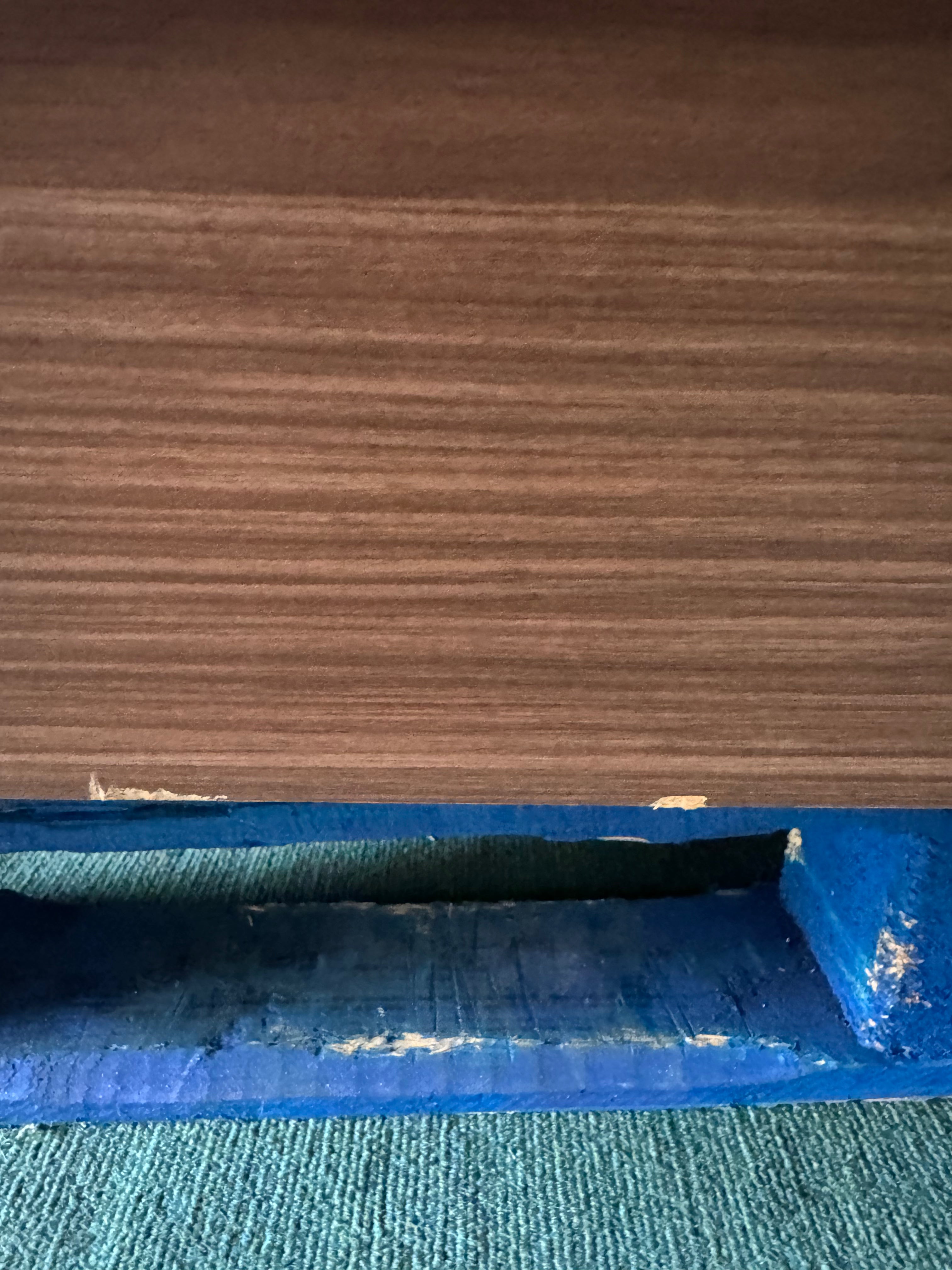 DPT Omega 1.0 Pro Pool Table - Walnut - Green Wool - 7ft - Very Minor Cabinet Damage