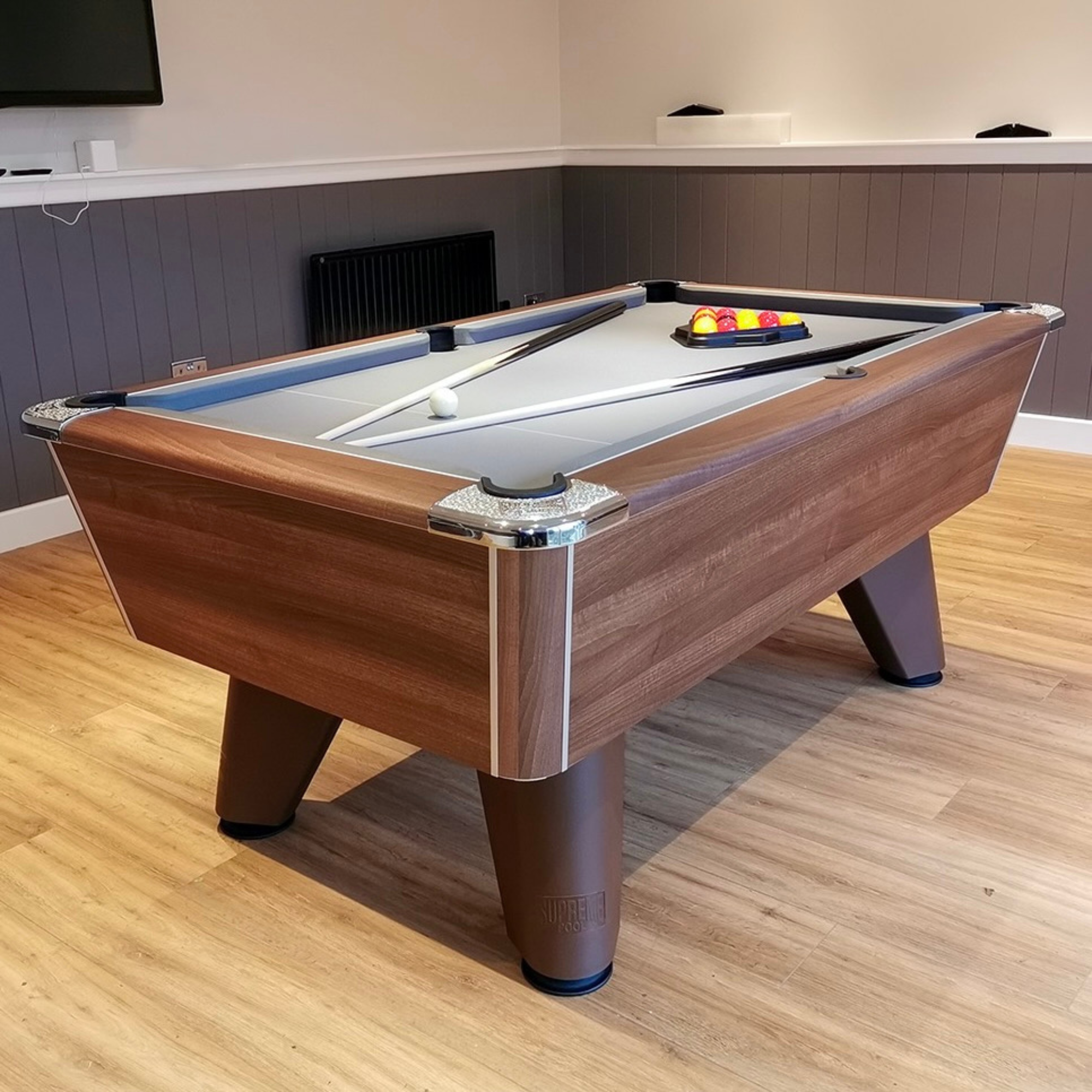 Supreme Winner Pool Table - Walnut - 6ft
