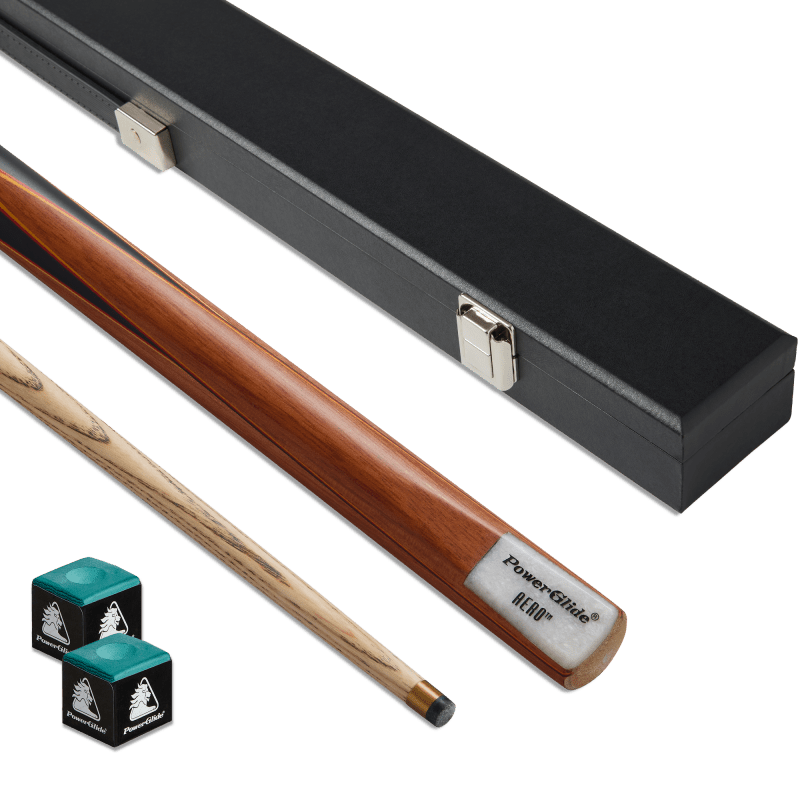 Aero 57" Snooker Pool Cue with Black Case Set - 9.5mm Tip