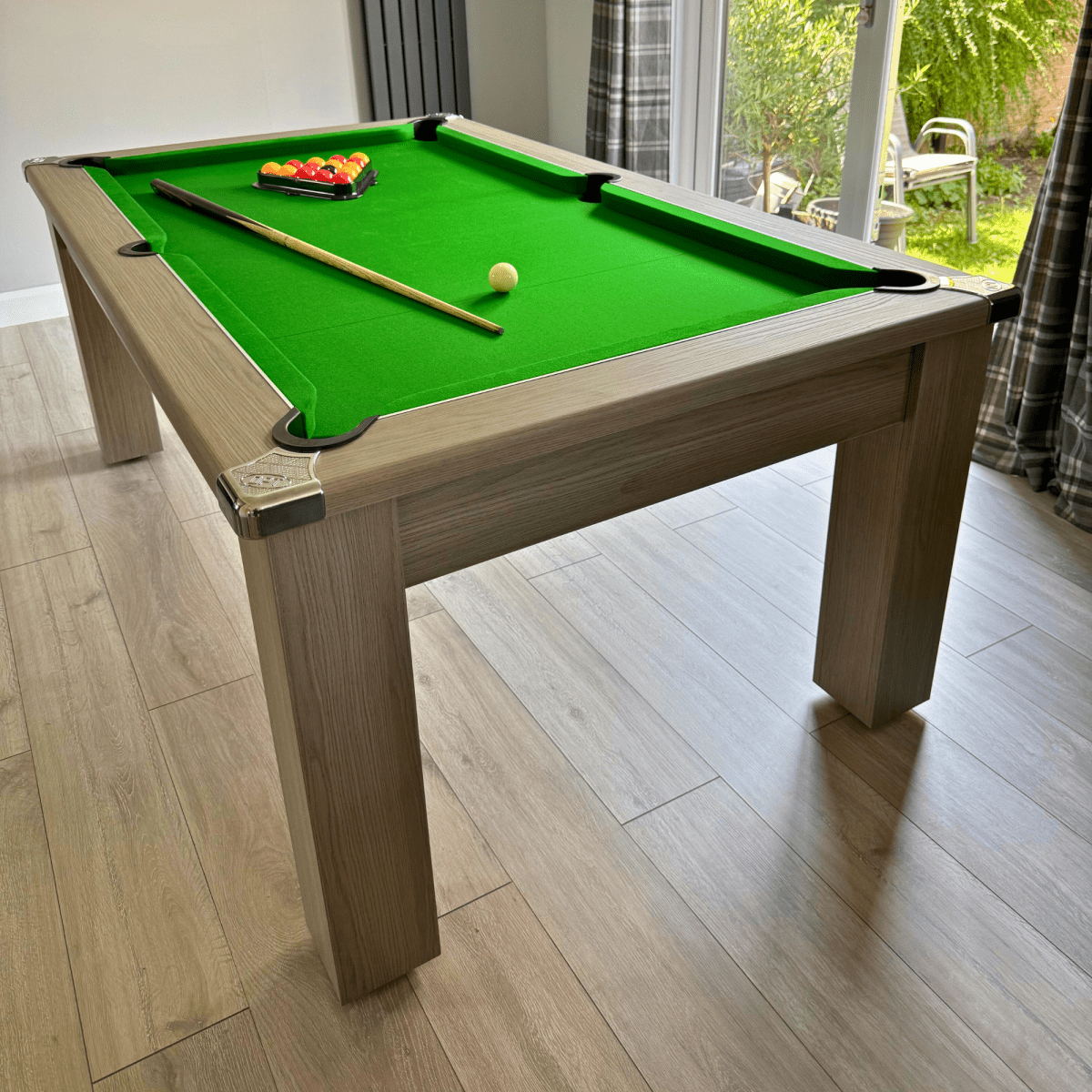 Avant Garde Pool Dining Table 6ft & 7ft - Grey Oak