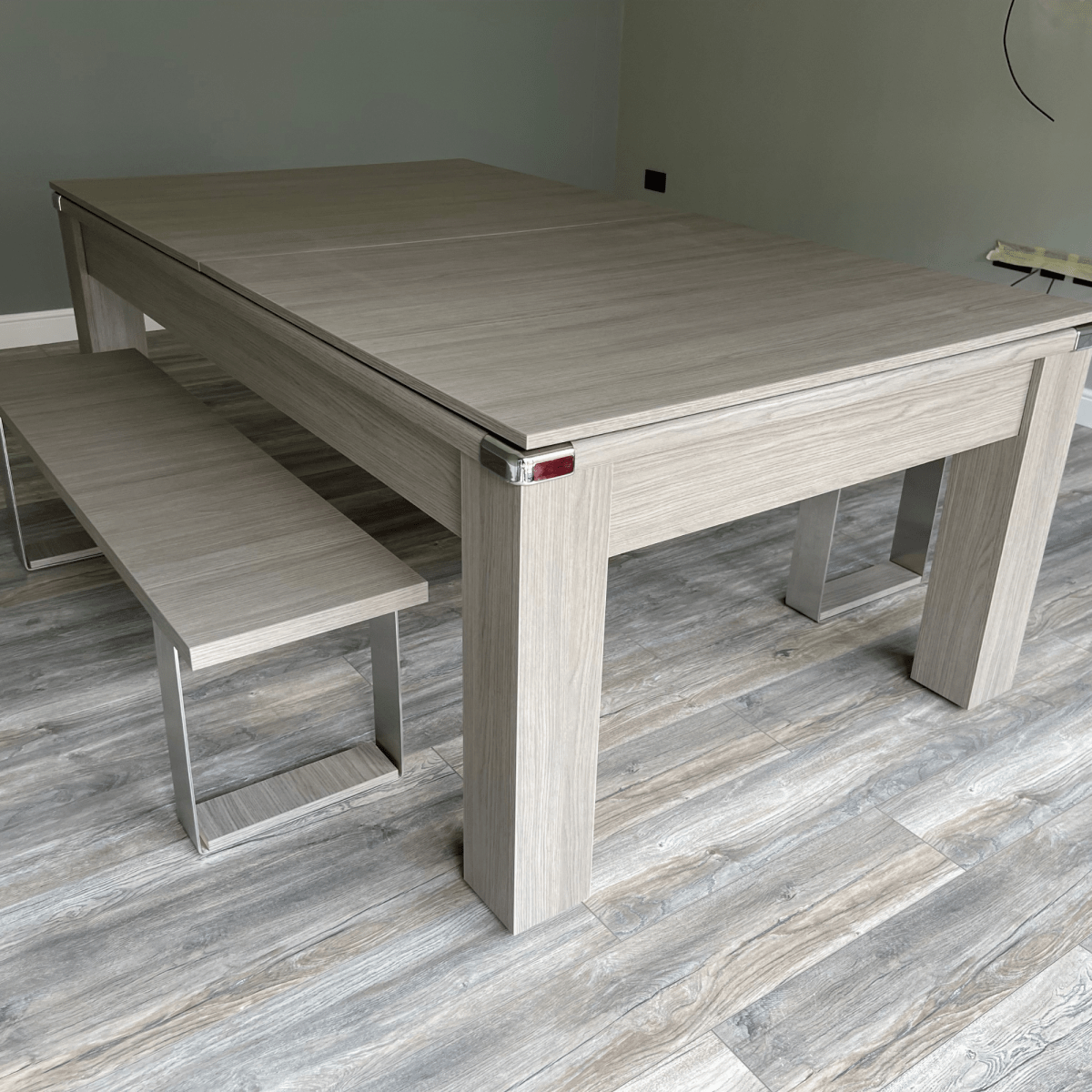 Avant Garde Pool Dining Table 6ft & 7ft - Grey Oak