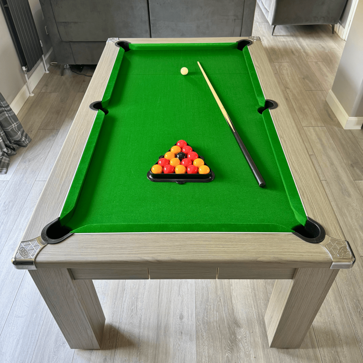 Avant Garde Pool Dining Table 6ft & 7ft - Grey Oak