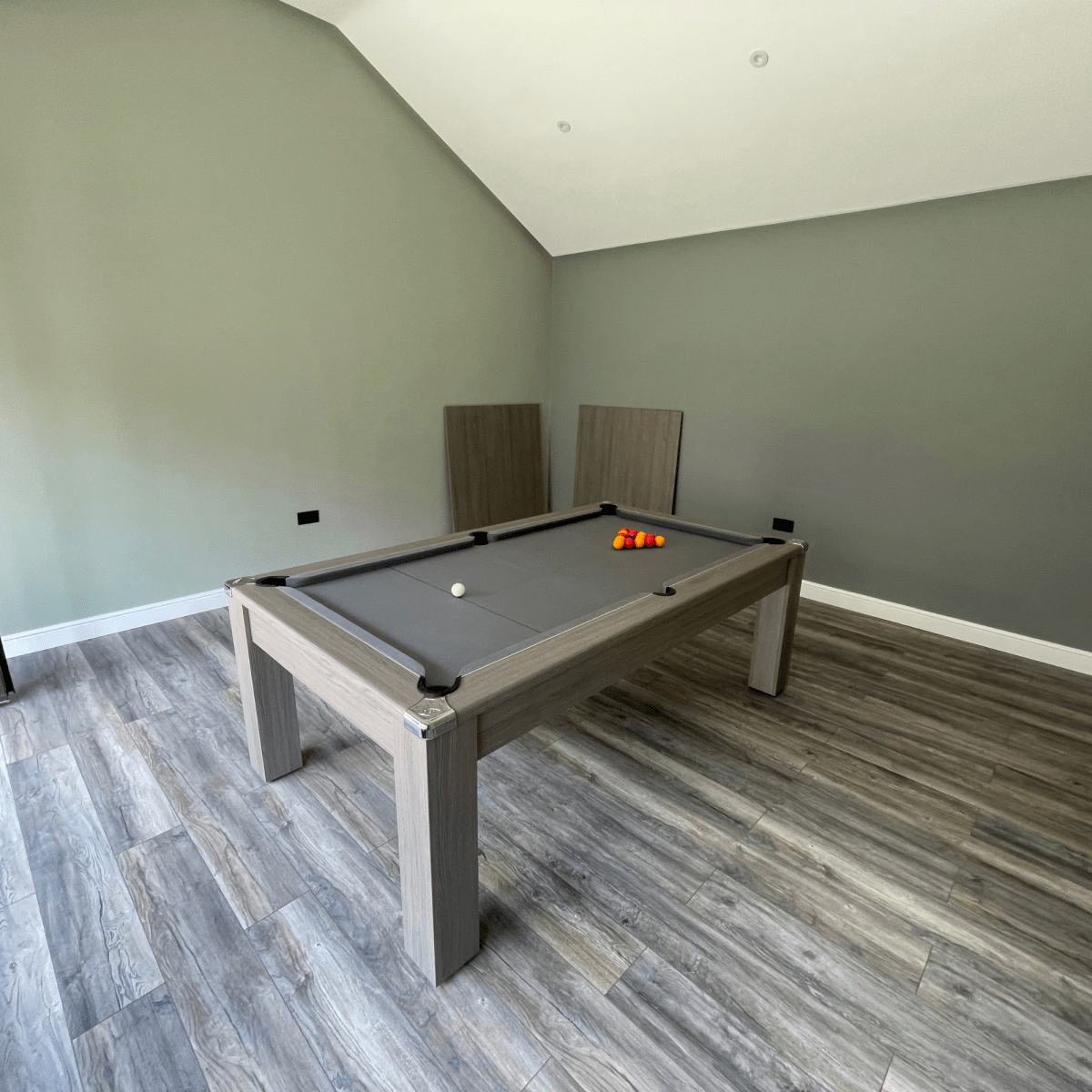 Avant Garde Pool Dining Table 6ft & 7ft - Grey Oak
