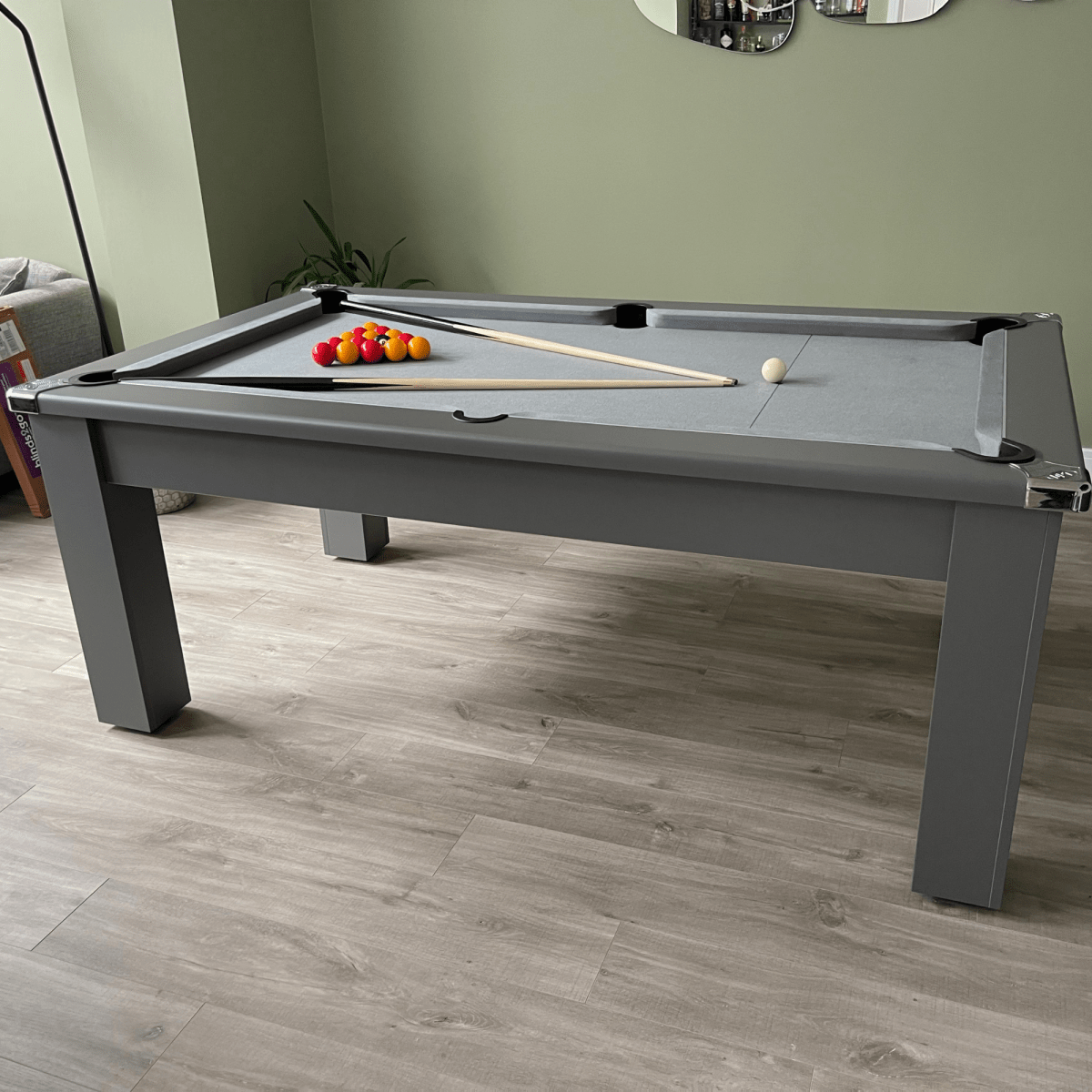 Avant Garde Pool Dining Table 6ft & 7ft - Onyx Grey