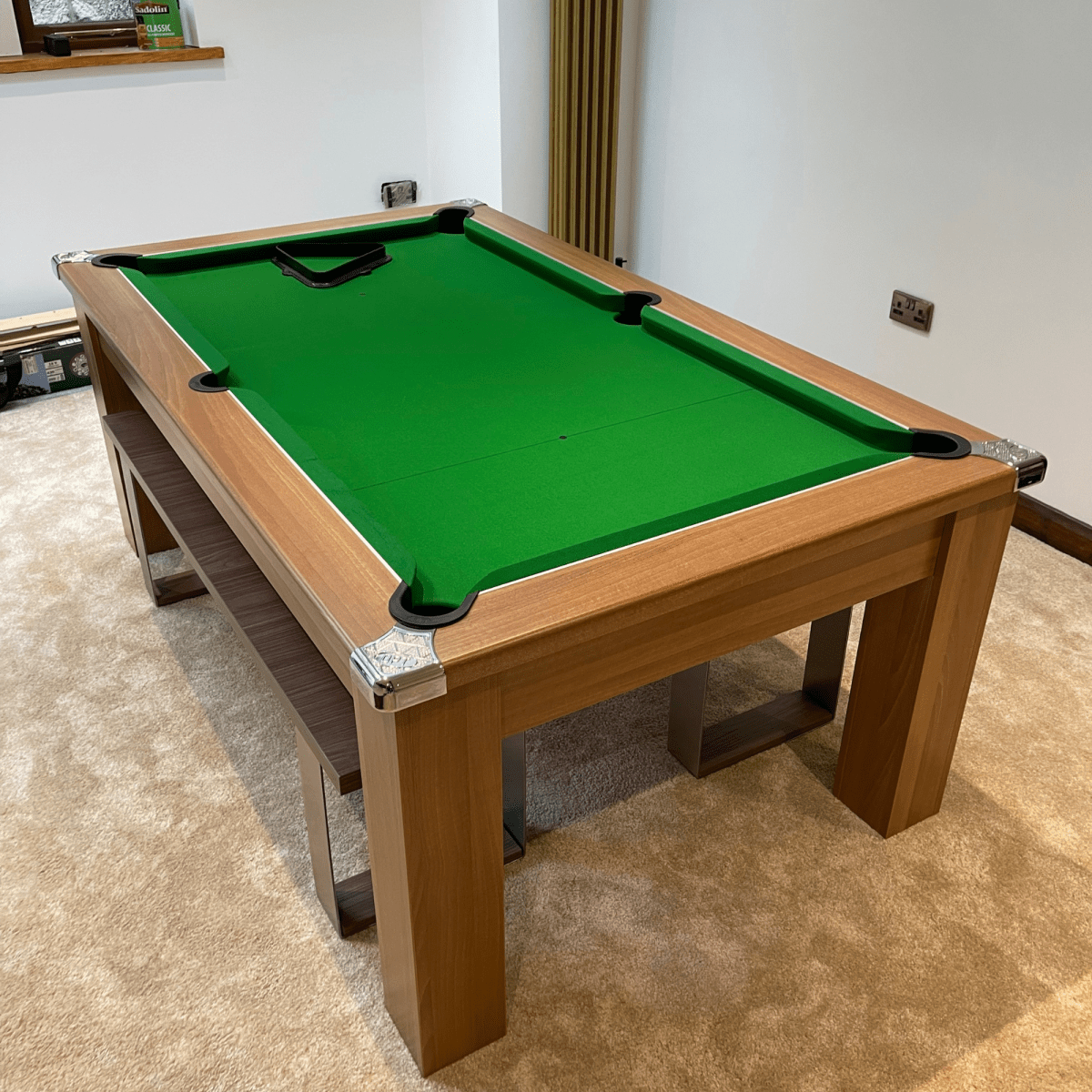 Avant Garde Pool Dining Table 6ft & 7ft - Walnut