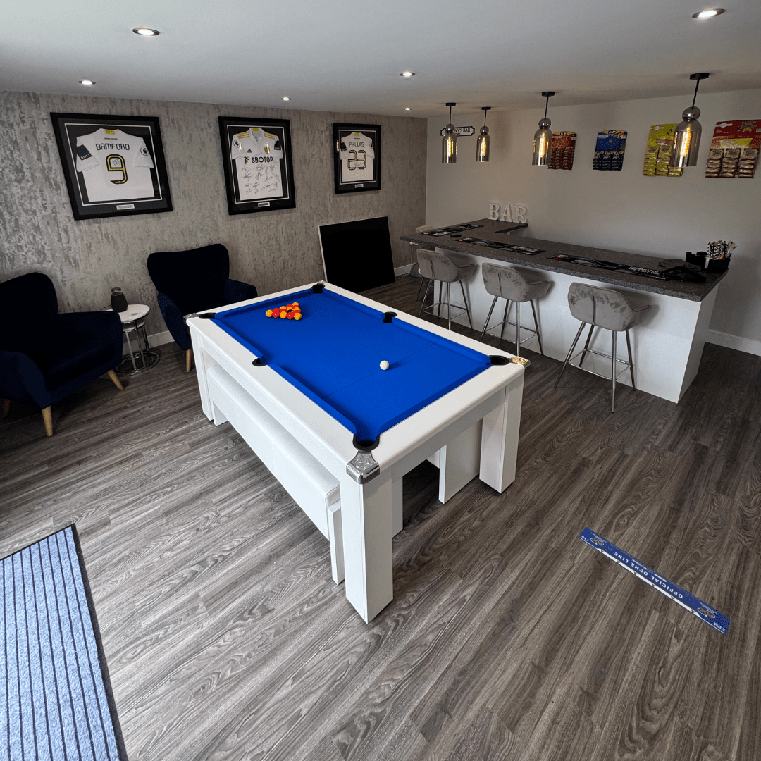 Avant Garde Pool Dining Table 6ft & 7ft - White