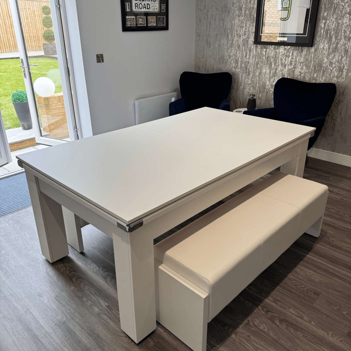 Avant Garde Pool Dining Table 6ft & 7ft - White