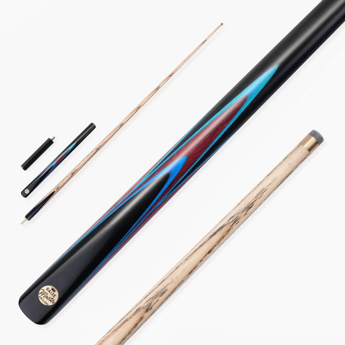 Baize Master 52" Junior Marksman - 3/4 Snooker Pool Cue - 9mm Tip