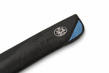 Baize Master BLUE FLASH Luxury Soft Case for 2pc Centre - Jointed Cue & Mini Ext