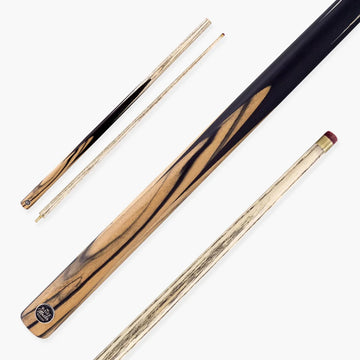 Baize Master Crombie 57 inch 2 Piece Centre Joint English Pool Cue - 8.5mm Red Layered Tip