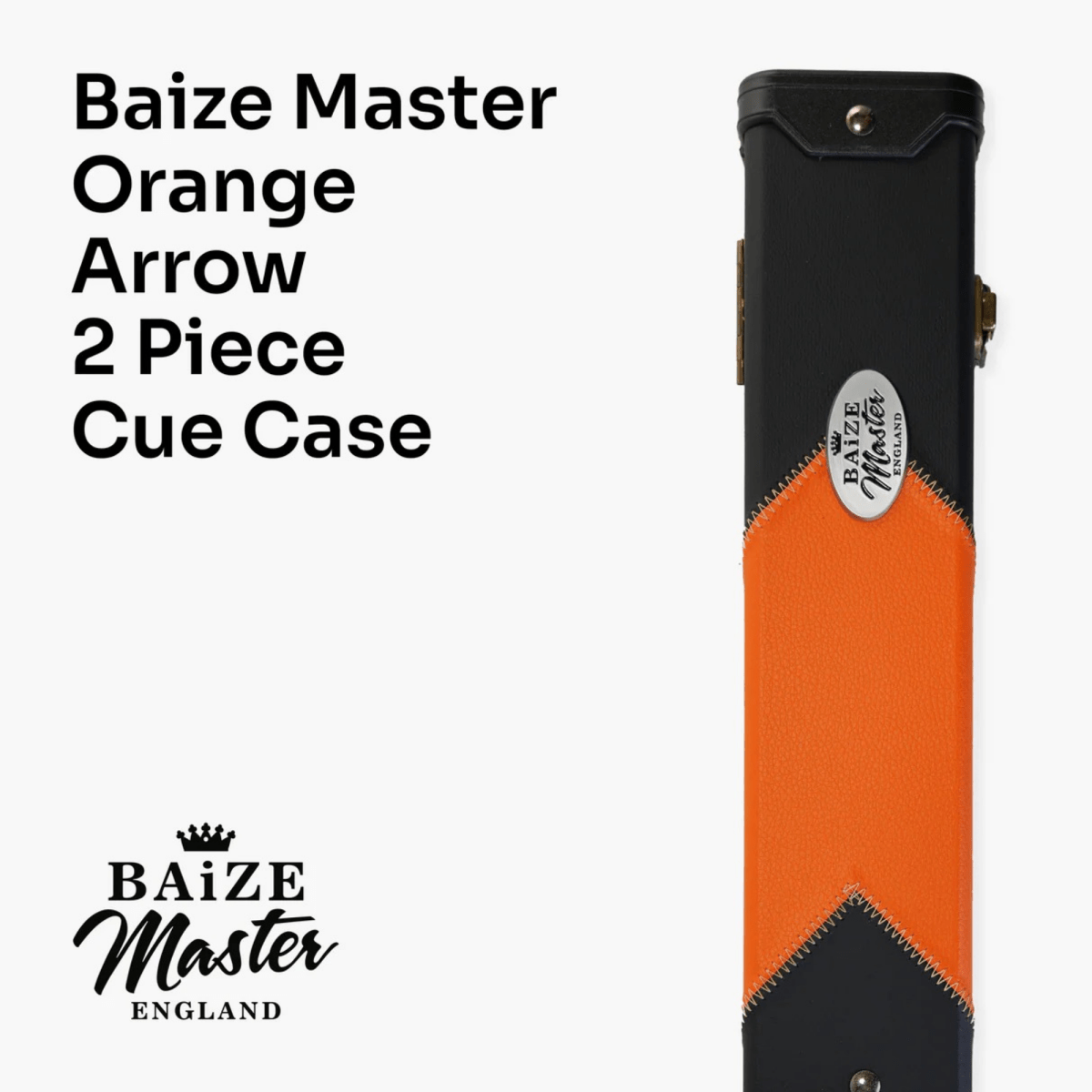 Baize Master Deluxe ARROW 2 - Piece Snooker/Pool Cue Case - 8 Colours