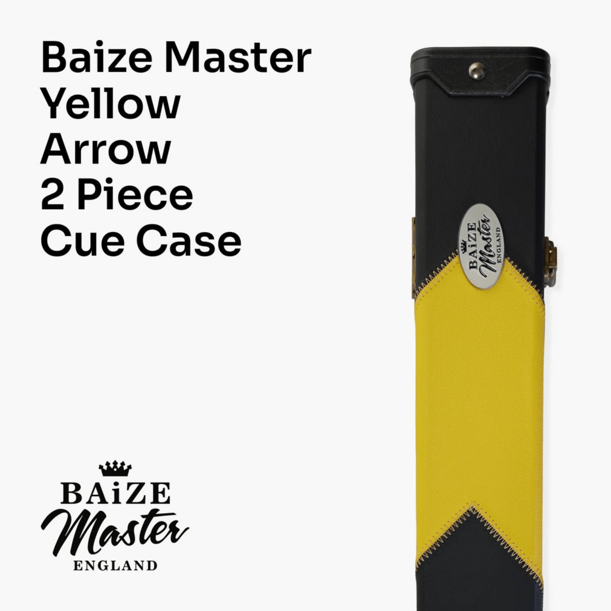 Baize Master Deluxe ARROW 2 - Piece Snooker/Pool Cue Case - 8 Colours
