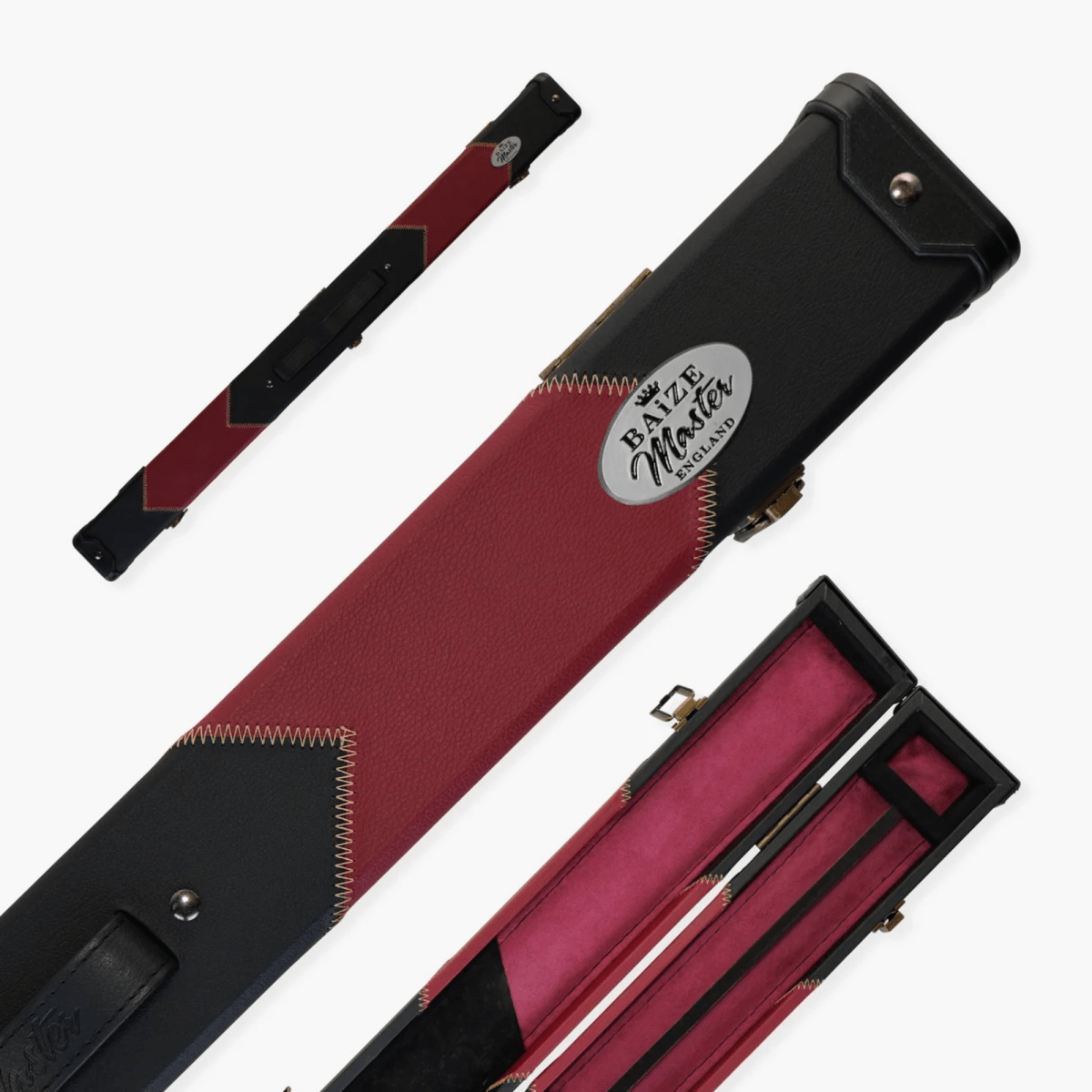 Baize Master Deluxe ARROW 2 - Piece Snooker/Pool Cue Case - 8 Colours
