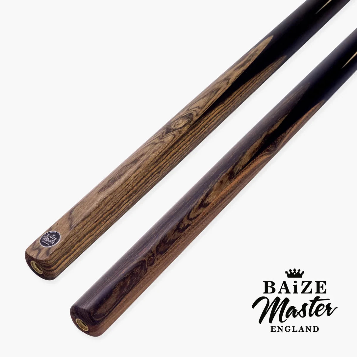 Baize Master Golden Sandalwood 57 inch 2 Piece Centre Joint English Pool Cue - 8.5mm Pro Layered Tip