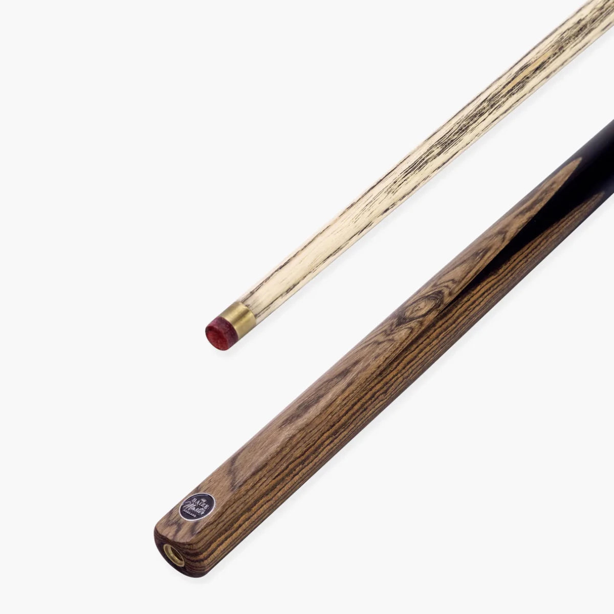 Baize Master Golden Sandalwood 57 inch 2 Piece Centre Joint English Pool Cue - 8.5mm Pro Layered Tip